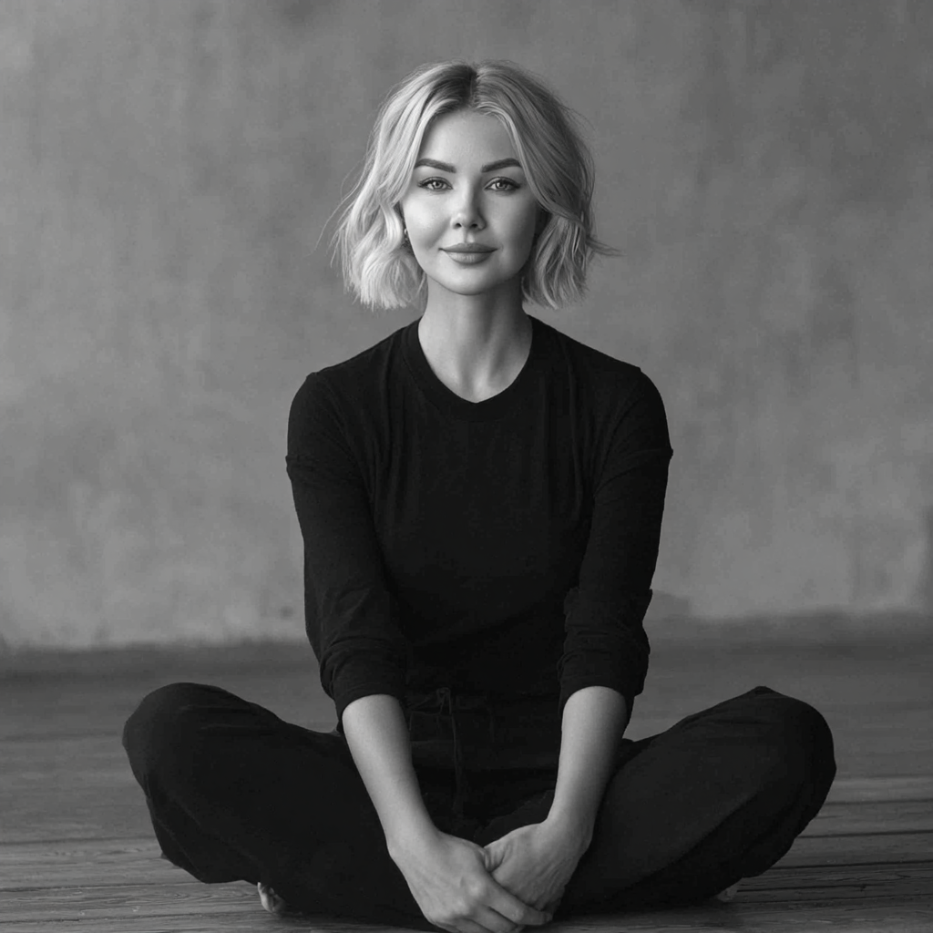 Žena cvičí jogu v príjemnom prostredí — pohyblivosť kĺbov